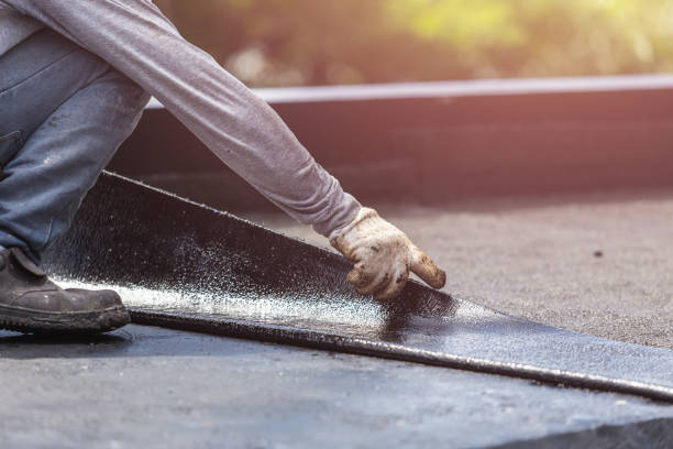 Professional Waterproofing technician working in Atlantic Highlands, NJ